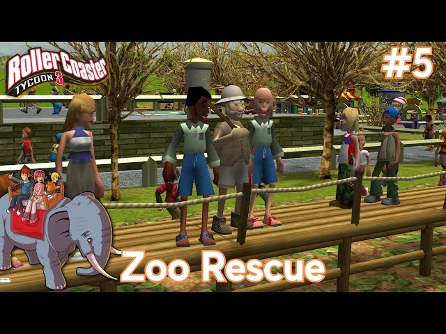 Rollercoaster Tycoon 3, Wild!, Career Mode, Scenario 5, Zoo Rescue