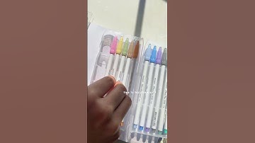 testing out my new pens :0 #stationery #pencil #asmr #satisfying #shorts #haul #unboxing