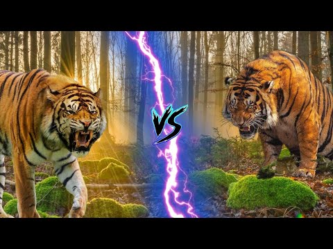Siberian Tiger vs Ngandong Tiger - कौन जितेगा इस खतरनाक लड़ाई में Who