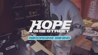 HOPE ON THE STREET3RECORDING BEHIND__jungkook recording “i wonder…”