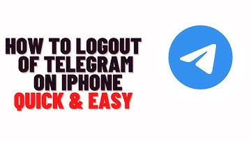 how to logout of telegram on iphone