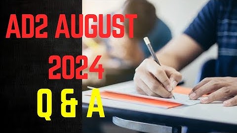AD2 AUGUST 2024. 