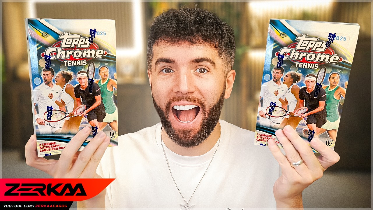 OPENING TENNIS CARDS FOR THE FIRST TIME - YouTube