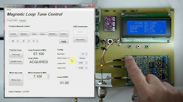 Magnetic Loop Tuner - Initial find loop demo