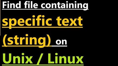 Find specific word in file in Unix