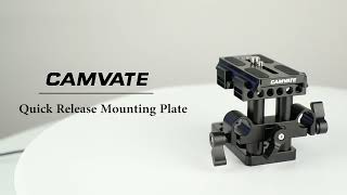 CAMVATE Quick Release Mount Base Plate Set