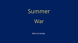 Video thumbnail of "War   Summer karaoke"