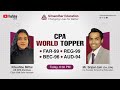 Cpa breaking news simandhar smashes records meet  5th cpa world topper  live on youtube