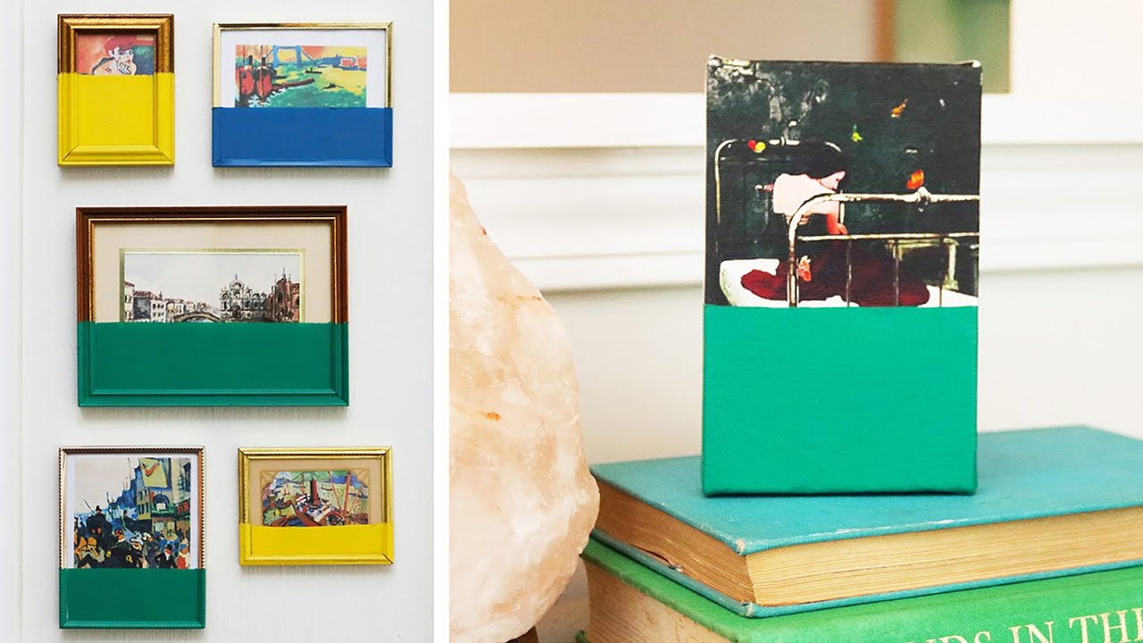 Learn how to upcycle thrift store art with Plasti Dip Craft