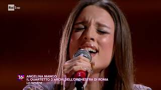 Sanremo 2024 - Angelina Mango con Il quartetto d'archi canta 'La rondine'