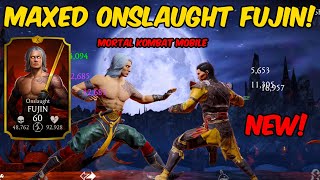 Fully Maxed Onslaught Fujin Detailed Review in mk mobile 😳