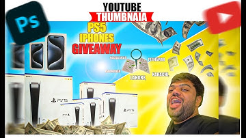 ducky bhai vlog thumbnail design  |  iPhones And PS5 Giveaway  @DuckyBhai