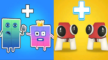 Merge Alphabet Lore Run vs Merge NumberBlock Run - Merge Master Game!