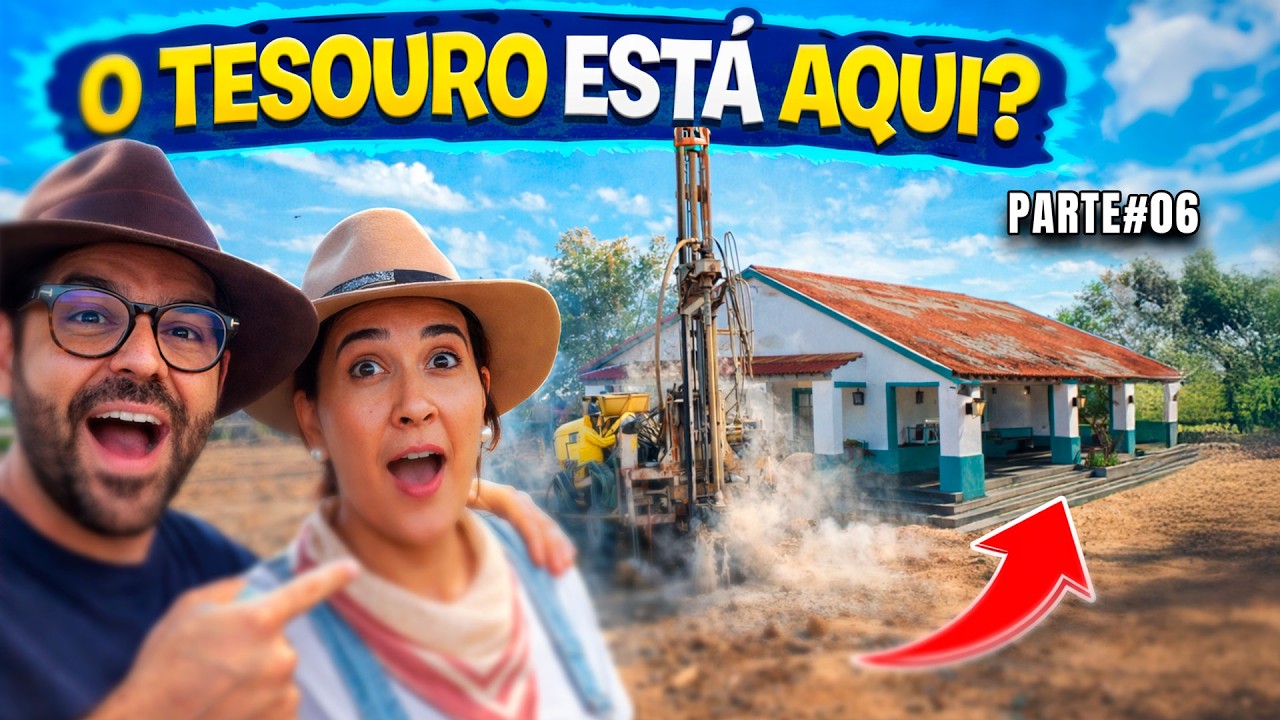 Em Busca da Água | Telhado Pronto e o Projeto 3D do Casarão