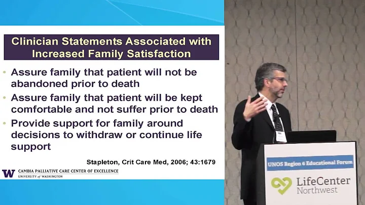 Randall Curtis, MD, MPH: Paliative Care and Organ ...