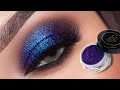 EID MAKEUP TUTORIAL 2022 || BLUE SMOKEY EYE