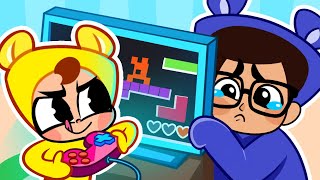 Don't Get Too Into the Game 🕹💻 Good Habits 😍 Funny Kids Stories