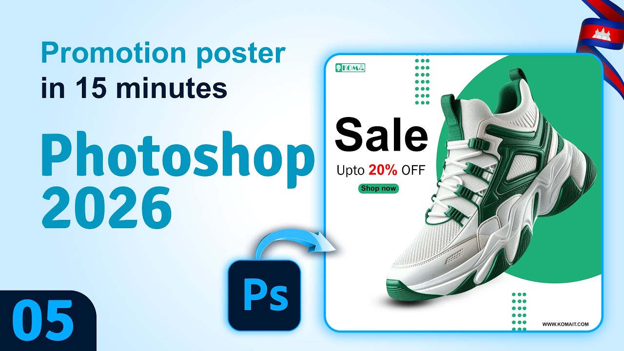 Promotion Poster in 15 Minutes | Photoshop 2026 | Ep.05