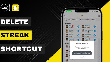 How To Delete A Streak Shortcut On Snapchat App