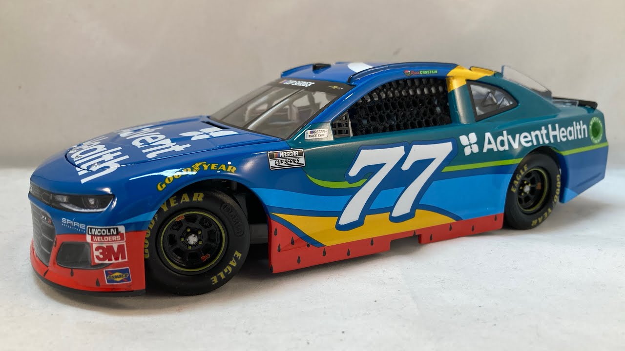 Details about    NASCAR 2020 ROSS CHASTAIN #77 ADVENT HEALTH 1/24 DIECAST CAR 
