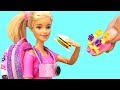 6 DIY Barbie Hacks : Miniature camera, Kinder surprise backpack, Mini food and more
