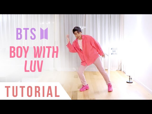 BTS - 'Boy With Luv' Dance Tutorial (Explanation + Mirrored) | Ellen and Brian class=