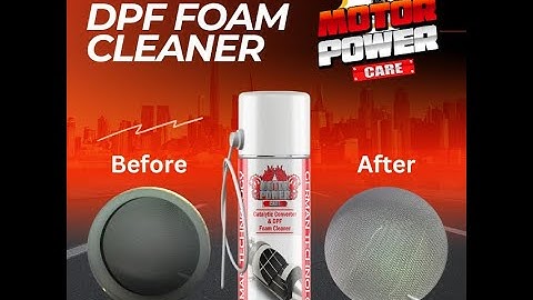 MotorPower Care DPF foam cleaner Instructions, how to clean DPF, diesel particulate filter #dpf