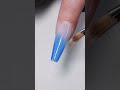 Blue bubble summer ombre nail art   born pretty