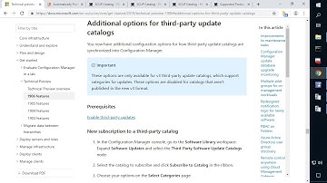 Third Party Software Update Categories and Content Staging in SCCM 1906 Technical Preview