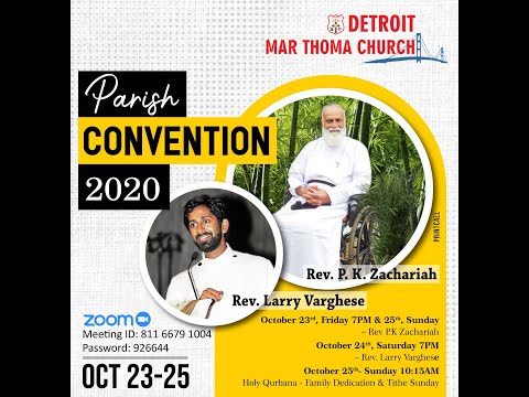 Detroit Mar Thoma 2020 Parish Convention – Day 2