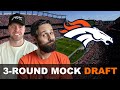 Denver broncos 2024 3  round nfl mock draft w brandon perna