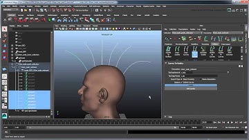 Using XGen to create hair (Maya 2014) - Part 2: Punk hairstyle using Clump Maps and Splines