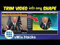 🔴 TRIM Video or Picture into any Shape - vMix Hacks | CyberTech