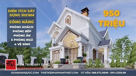 Mẫu nhà cấp 4 mái thái tân cổ điển rẻ đẹp nhất Phan Thiết 2022