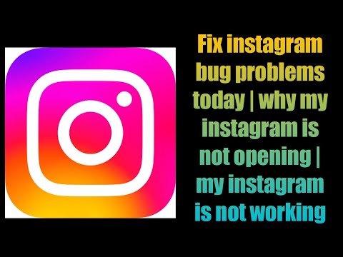 Fix instagram bug problems today | why my instagram is not opening | my instagram is not working