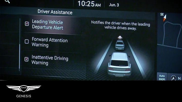Leading Vehicle Departure Alert | Genesis G80 and GV80 | How-To | Genesis USA