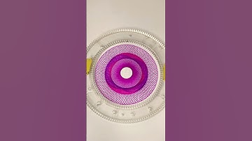 Relaxing ASMR Spiral Sounds for Rest| Soothing Spirograph Art for Calm! #art #shorts #spirograph