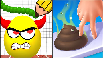 Draw to Smash VS Crushy Fingers - All Levels SpeedRun Gameplay Ep1