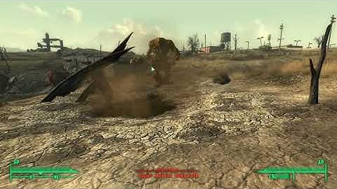 Fallout 3 - How to melee a Super Mutant Behemoth