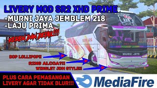 LIVERY BUSSID MOD XHD PRIME CVT ALDOVADEWA||MURNI JAYA JEMBLEM,LAJU PRIMA ||MOD SR2 XHD FULL ANIMASI