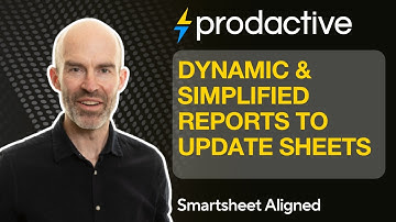 Smartsheet demo - using simplified reports to update a more complex sheet