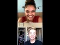 Laurie Hernandez  Instagram Live w/ Laney Madsen - May 23, 2020 (Full video)