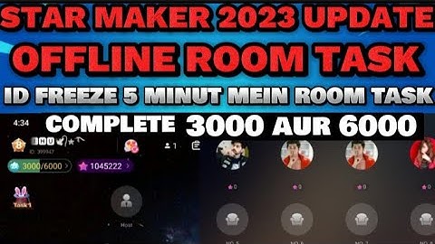 STARMAKER ROOM TAX KUCHH SECOND MEIN BINA ID KE   Starmaker offline task trick | daily 3000 exp ✅