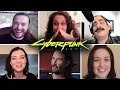 CYBERPUNK 2077 Cast re-enact lines from the Game