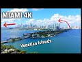 Insane Drone Flight Downtown to Miami Beach Venetian Causeway.