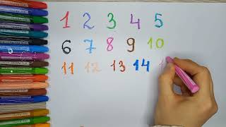 We learn numbers from 1 to 20🤗 | Учим Числа на Английском | #cartoon#educationalcartoon#развивающее