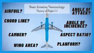 Basic Aviation Terminology | Theory of Flight 1 ✈✈