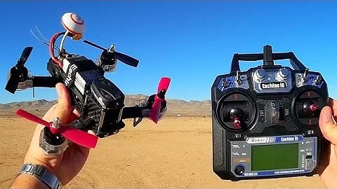 Eachine Falcon 210 RTF OSD FPV Racer Drone Flight Test Review
