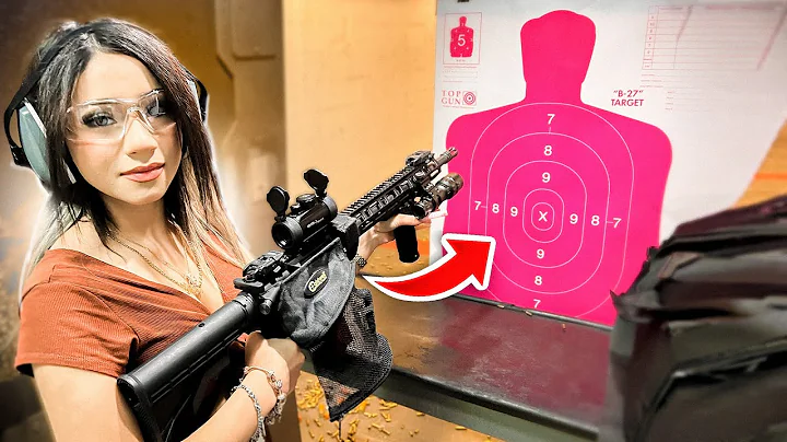 She HATES Guns, So I took Her To SHOOT them