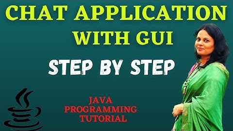 Chat Application with GUI|Networking in Java|Client Server Program in Java